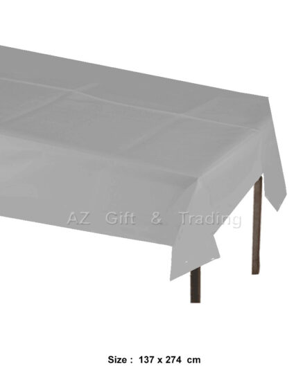 Disposable Silver Party Table Cover