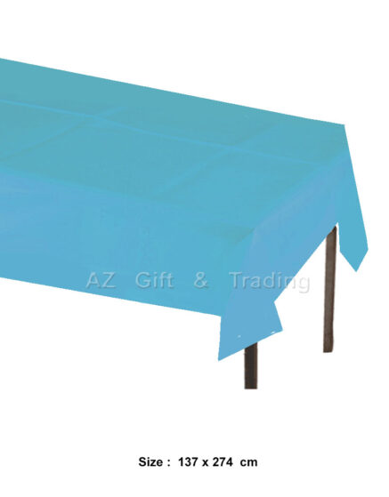 Disposable Turquoise Blue Party Table Cover