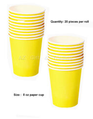Yellow Disposable Paper Cup