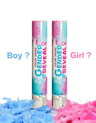 30 cm Gender Reveal ideas Confetti Popper-Pink or Blue