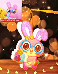 PVC LED Lantern Big Eye Rabbit.