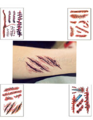 Halloween Dress Up Tattoo Stickers
