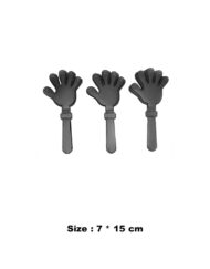 Black Hand clapper 7 x 15 cm