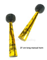 Gold Happy New year horn