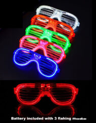 Glasses with LED-Window Blinds